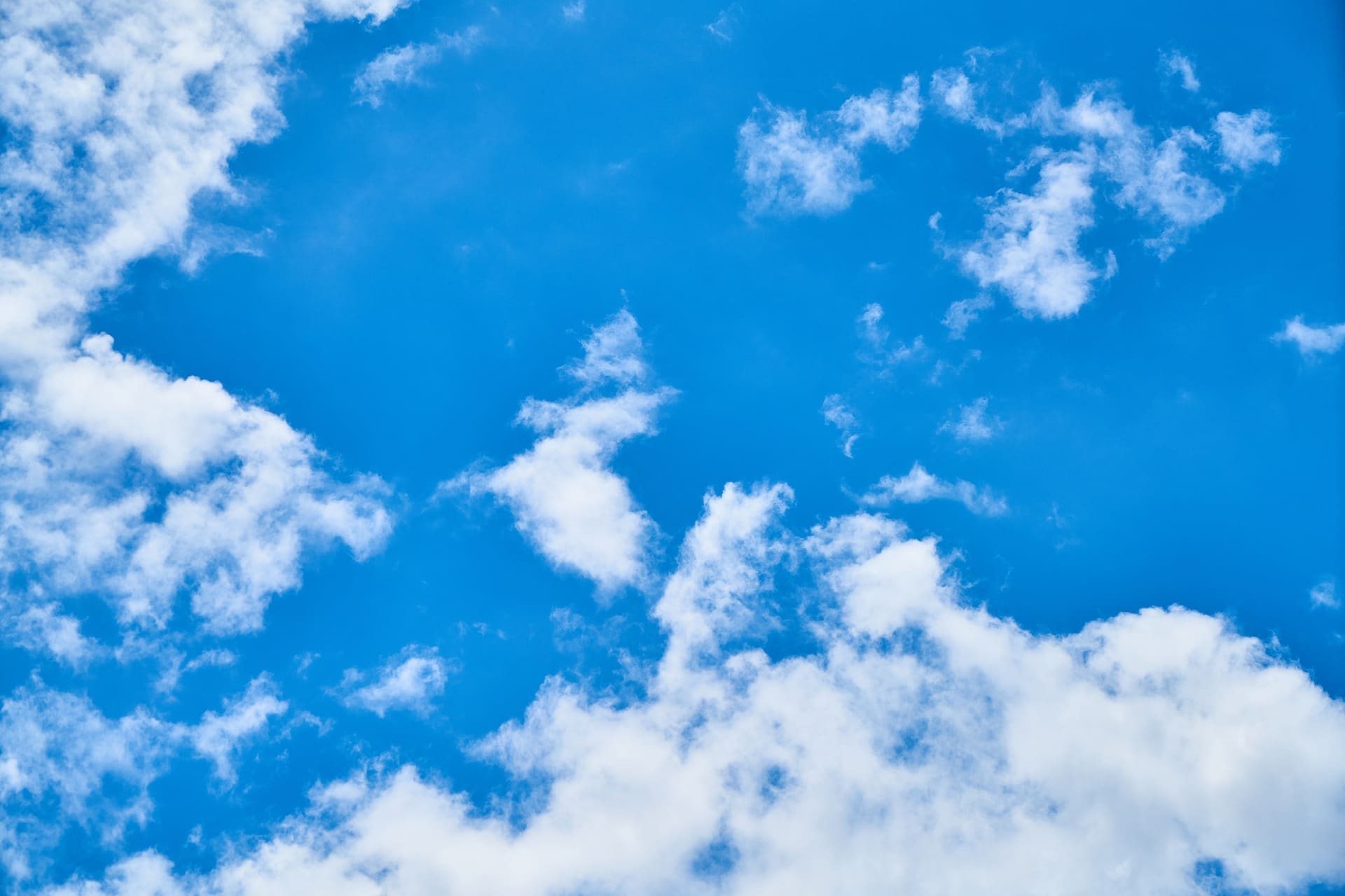 Blue sky with clouds