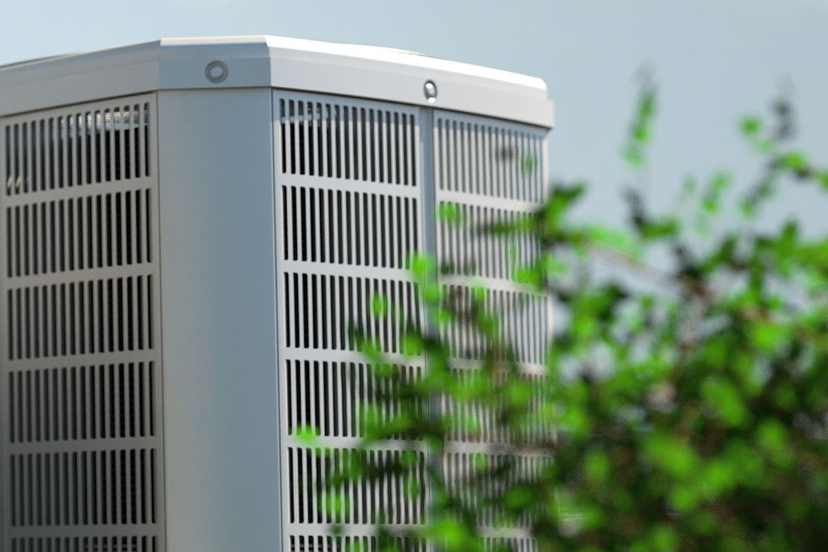 An outdoor air conditioning unit